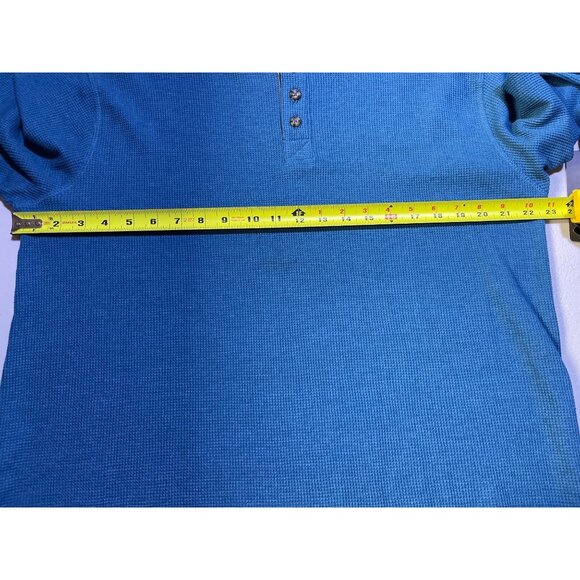 Lee Mens Long-Sleeve Henley Shirt Large Regular Fit Cotton Blend Durable Fabric - Picture 4 of 7